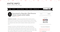 Desktop Screenshot of antie.info